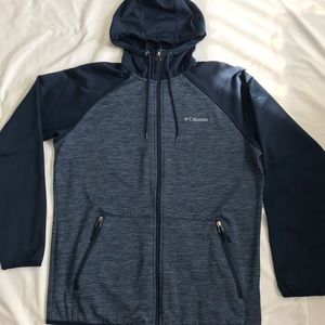 Mens Size M Columbia Zipped Hoodie Sweatshirt